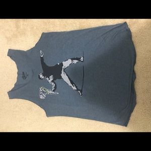 Banksy Tank Top, Boys XL (Men’s Small)